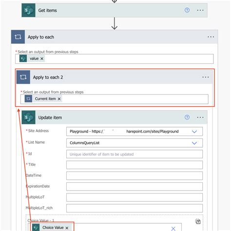 the result must be a valid array.|power automate multi choice field.